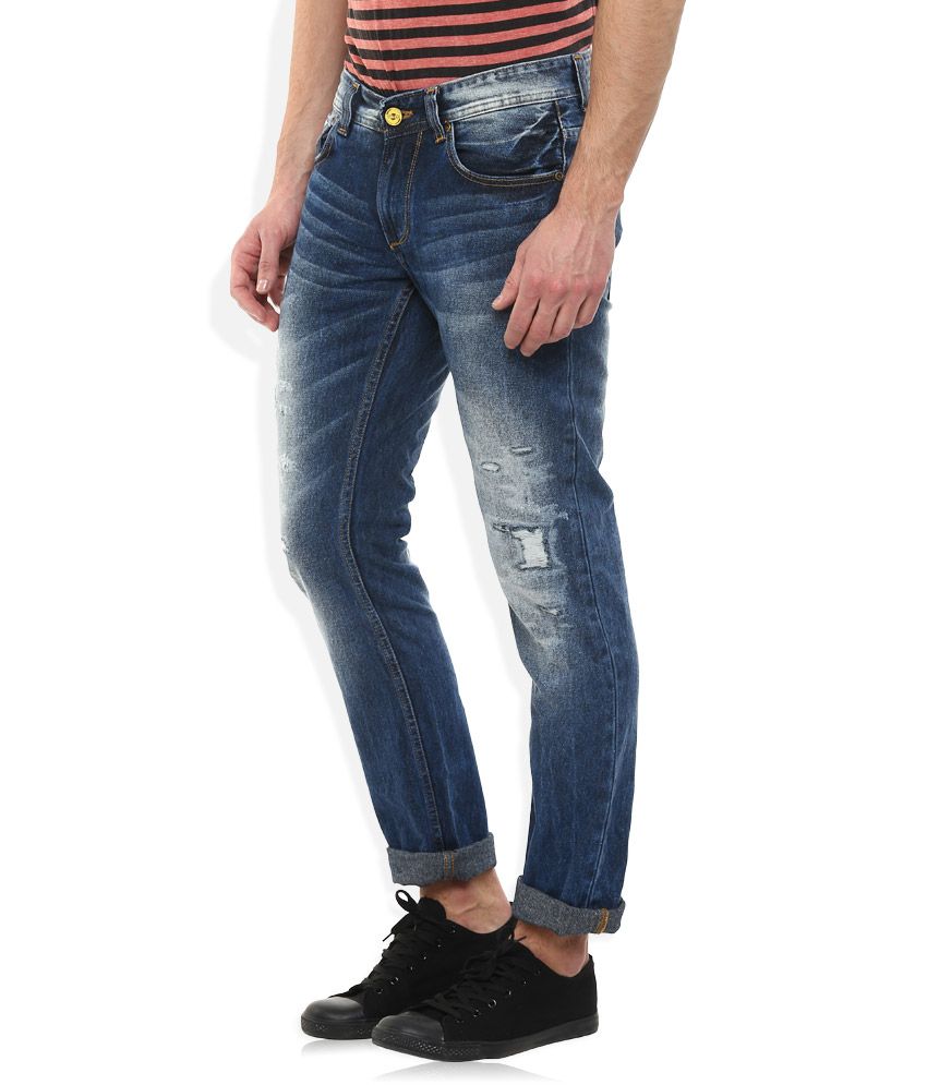 spykar slim men blue jeans