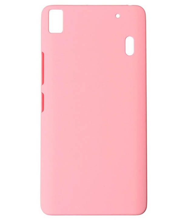 Rdcase Plain Back Cover Case For Lenovo K3 Note Music Edition Pink