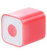 Spider Designs Ice Cube SD-206 Mini Speaker With Shutter Button - Pink