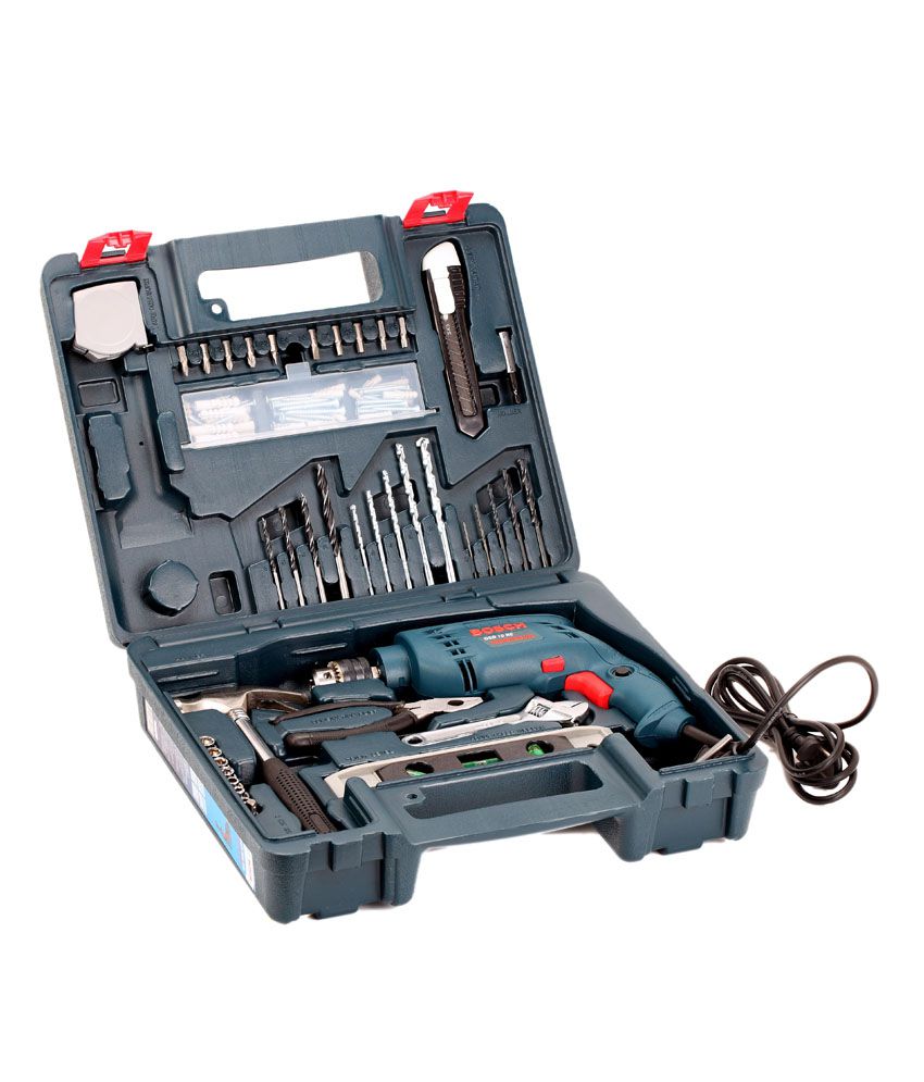 Bosch GSB 10RE Drill Tool Kit with 100 accessories: Buy Bosch GSB 10RE