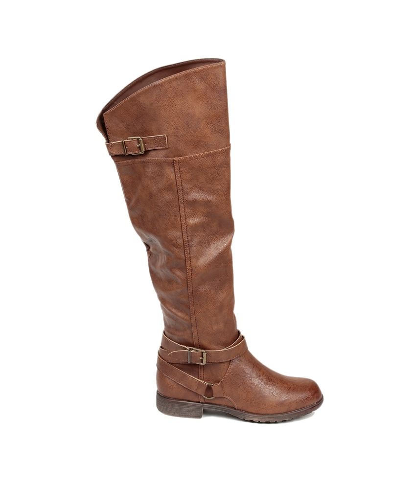 brown slouch boot