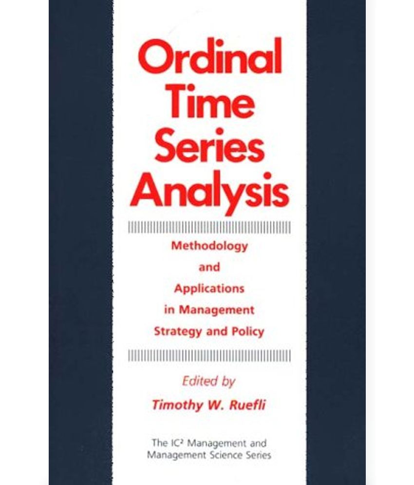 Ordinal Time Series Analysis Buy Ordinal Time Series Analysis Online