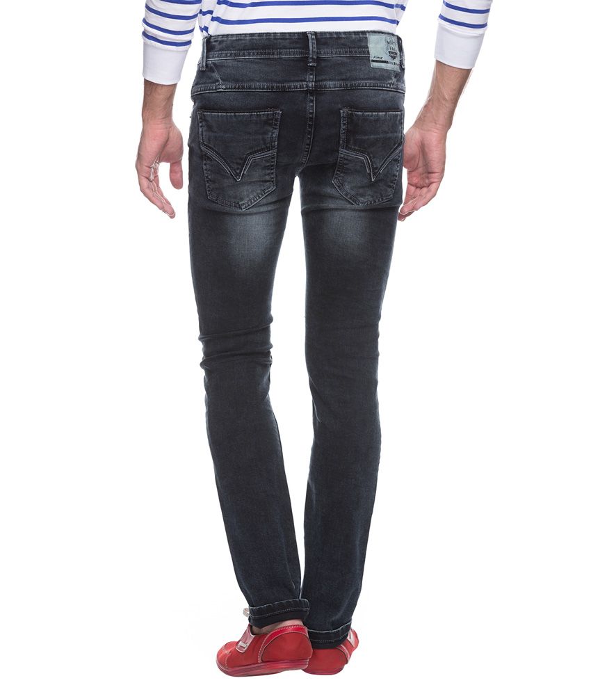 black skinny fit jeans