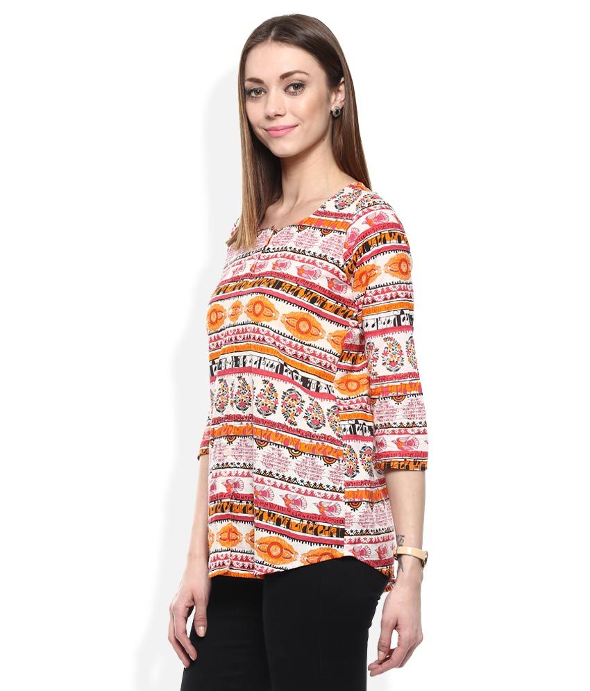Akkriti By Pantaloons Multicolor Printed Top Buy Akkriti By