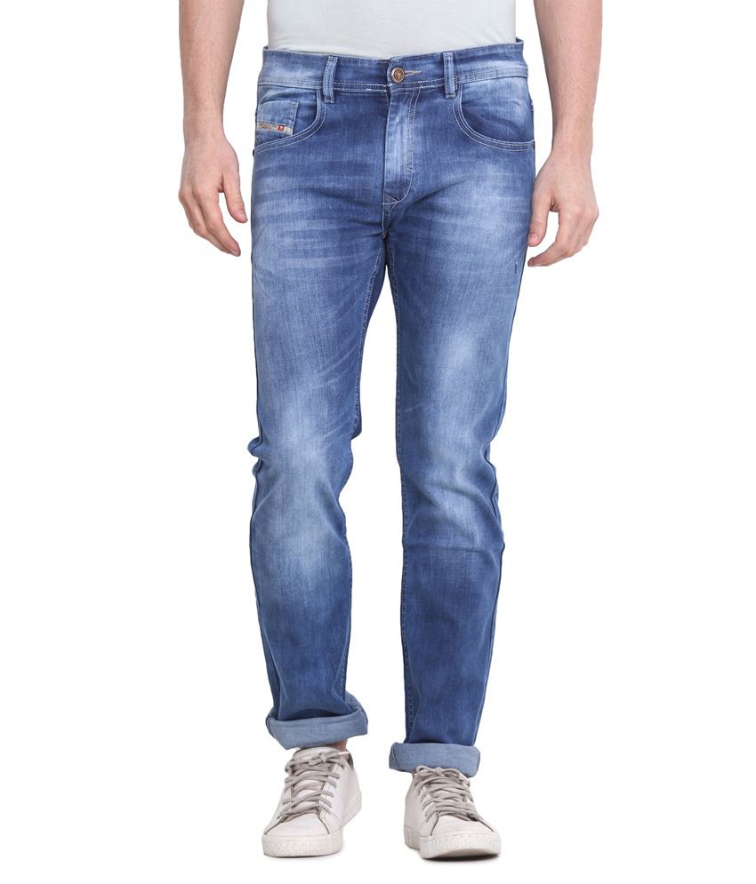 Virtue Blue Slim Fit Jeans - Buy Virtue Blue Slim Fit Jeans Online at ...