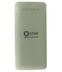 Xuperb Polymer SLIM (Poly Axis 100) 10000 mAh Power Bank - White