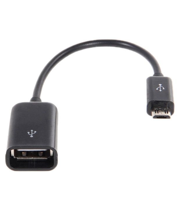     			Galaxy Plus Otg Cable Black For Mobile