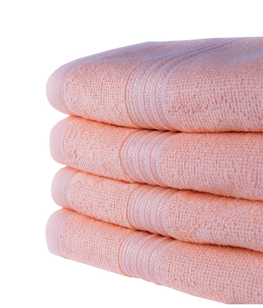 Towel Town Set of 4 Ecospun Hand Towels Orange Buy Towel Town Set