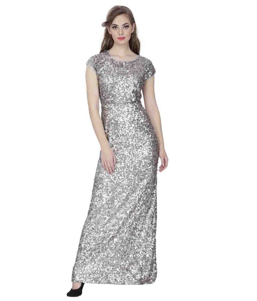 Emmylyn Silver Others Gowns - Buy Emmylyn Silver Others Gowns Online at Best Prices in India on Snapdeal