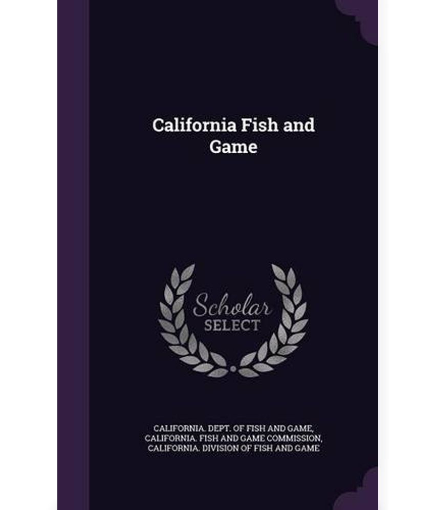 California Fish and Game Buy California Fish and Game Online at Low