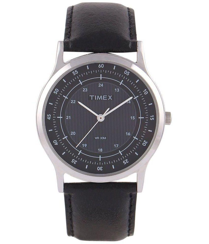     			Timepiece ZR175 Black Analog Formal Watch