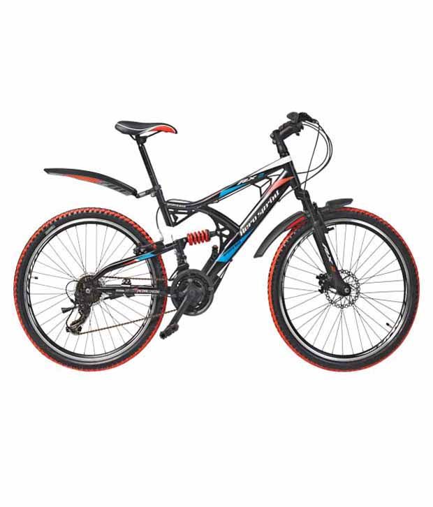 1 OFF on Hero Rx2 21 Speed Red Matte Chromoly Steel Mountain Bike