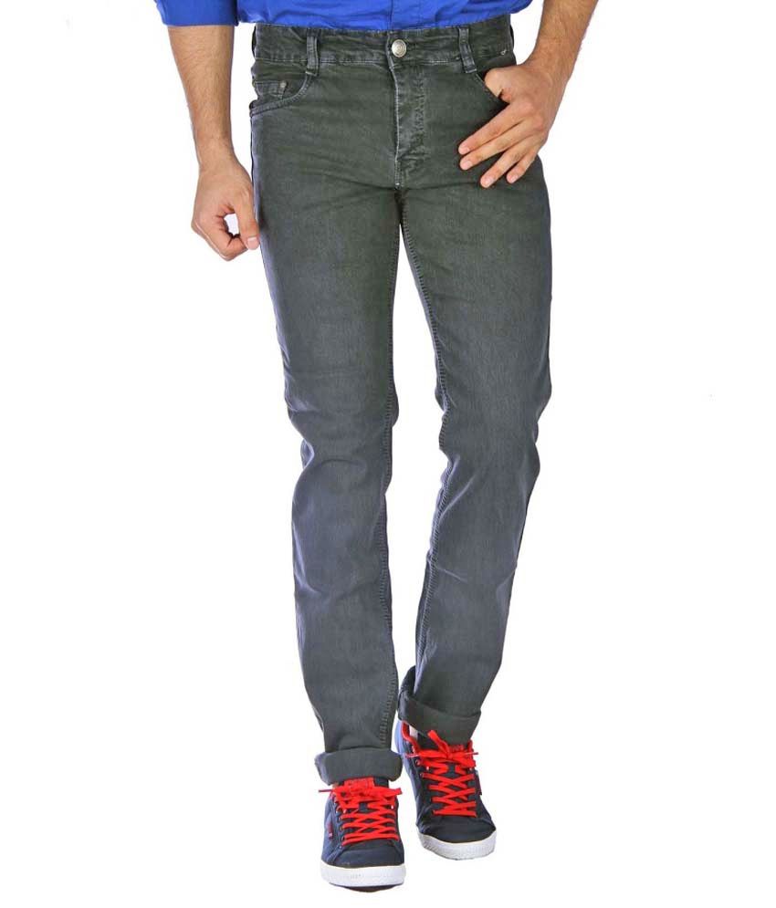     			Studio Nexx Grey Regular Fit Jeans