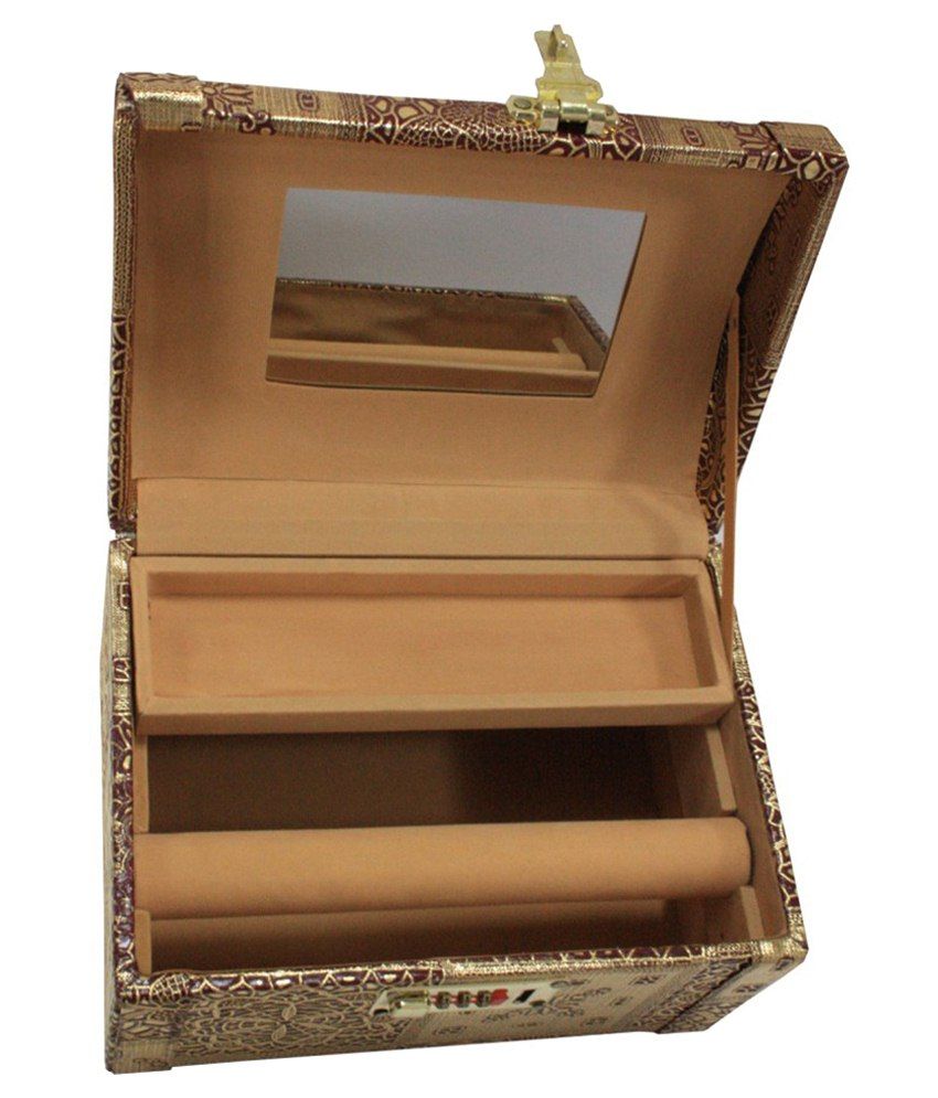 Pride Gold Vanity Box Buy Pride Gold Vanity Box Online in India on