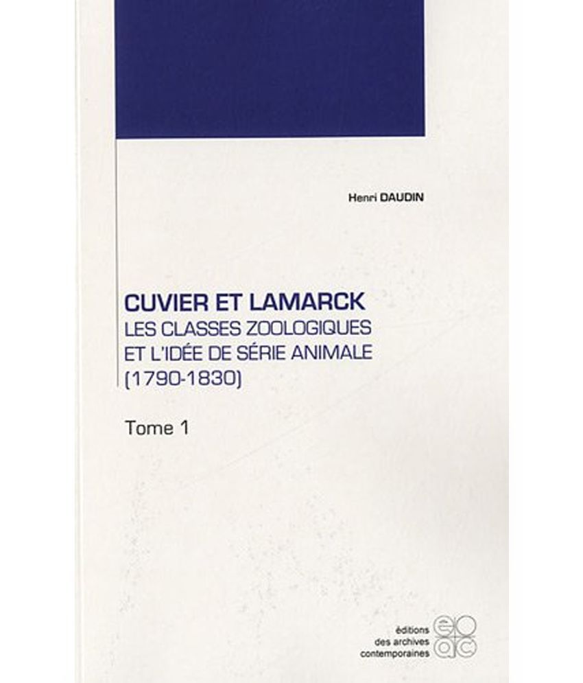 Cuvier Et Lamarck Buy Cuvier Et Lamarck Online at Low Price in India