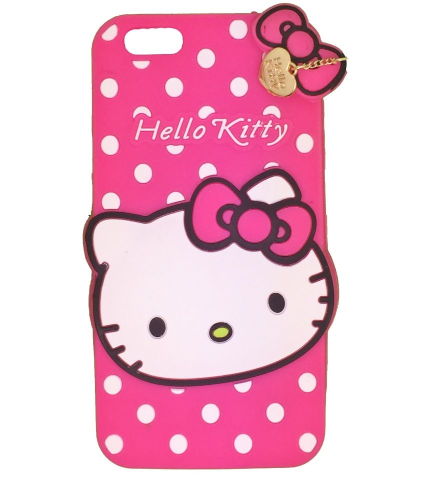 NuVew Hello Kitty Back Cover for Apple iPhone 6 (Pink) Printed Back Covers Online at Low
