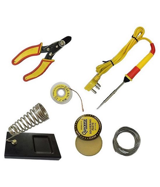     			Easy Electronics 6 in 1 Soldering Iron Kit For DIY/Craft Work (Soldering Iron Heating Time 10 to 15 mins.)