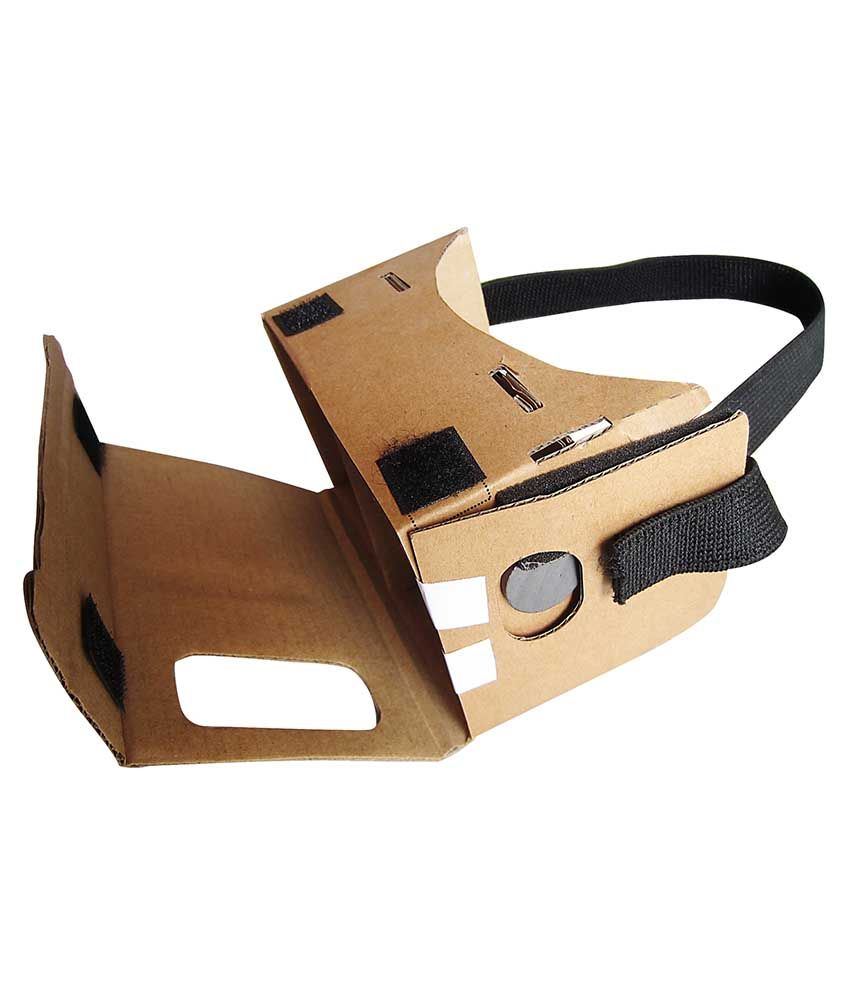 Ais Virtual Reality Headset Google's Cardboard Pack Of 4 Brown Buy