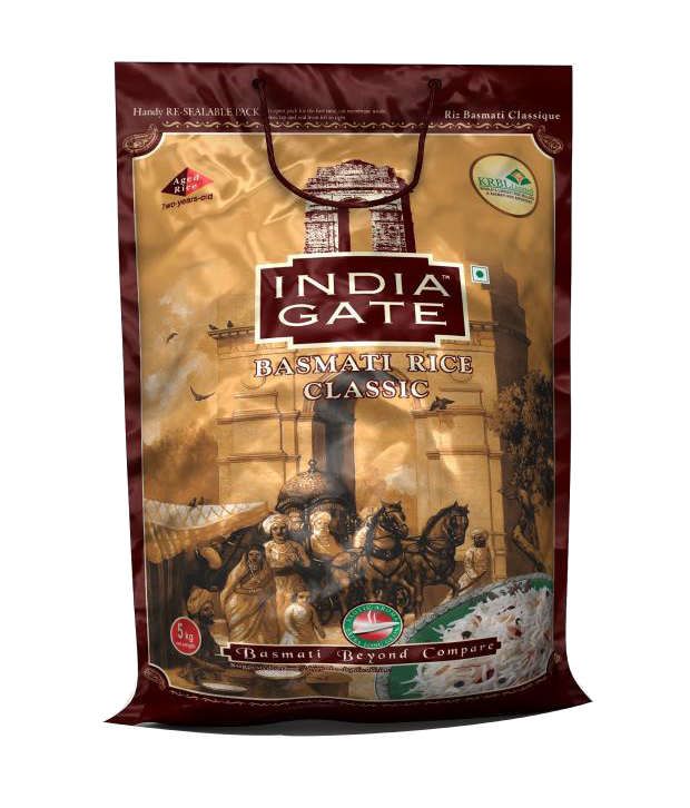 Indiagate Classic Basmati Rice 5 kg: Buy Indiagate Classic ...