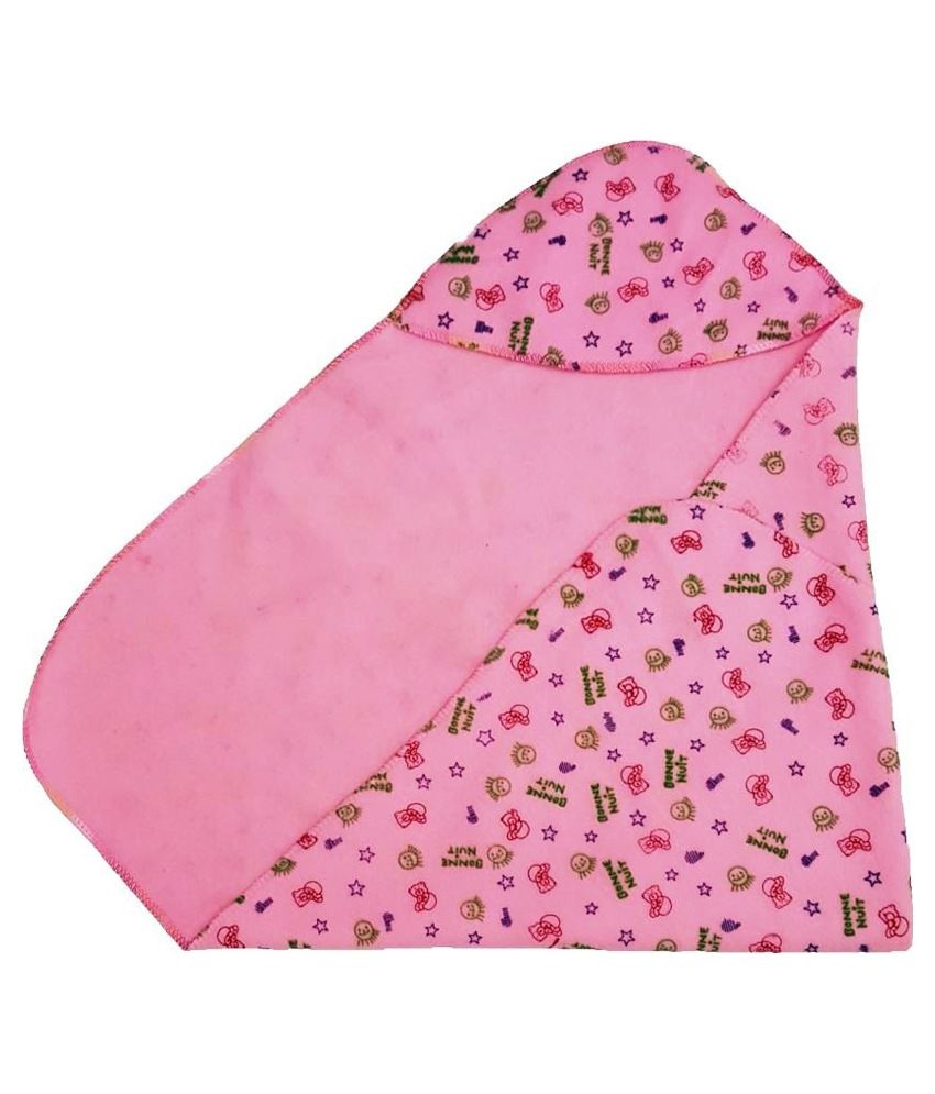 Brandonn Multicolour Polar Fleece Baby Blanket Pack of 3 Buy