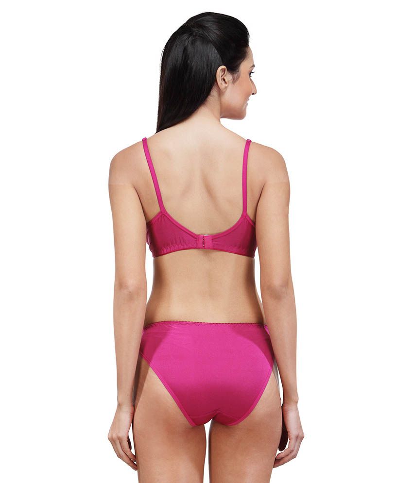 Buy Fashigo Pink Cotton Bra Panty Sets Online At Best Prices In India
