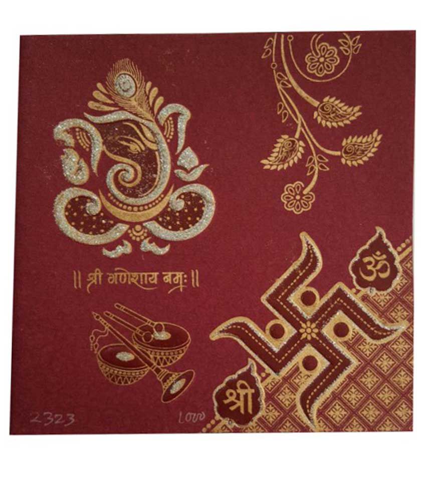 Ganesh Ji Wedding Card