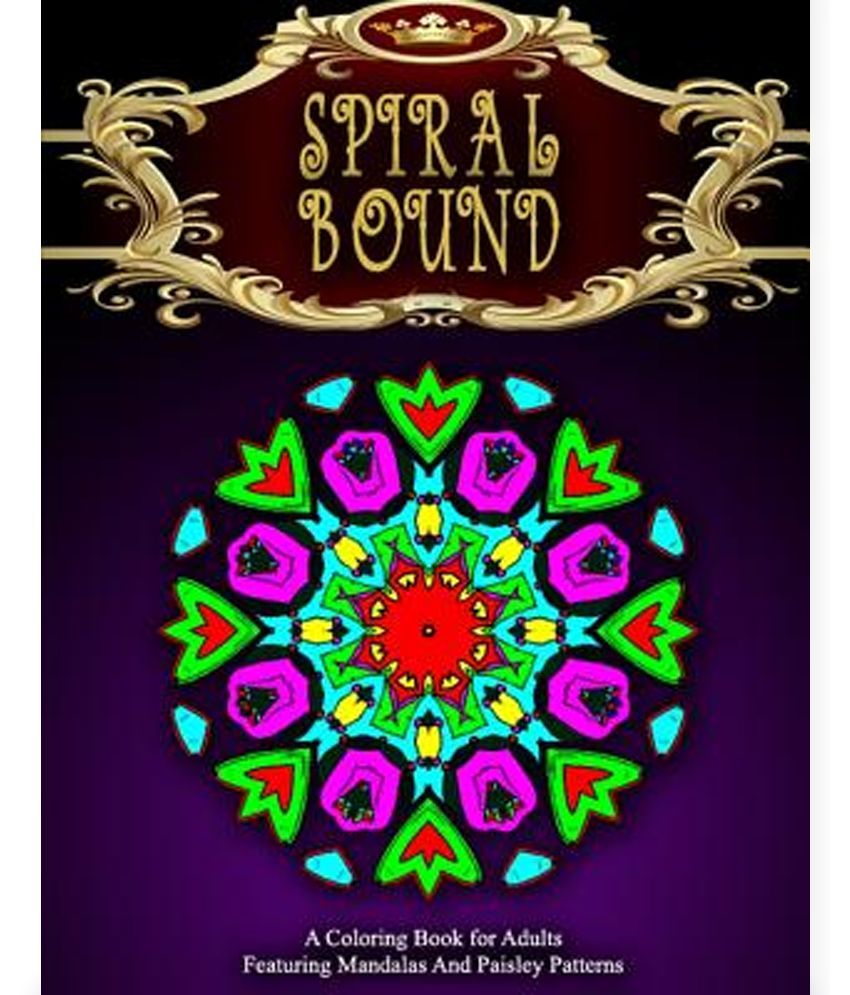 Spiral Bound Mandala Coloring Book Vol.4 Women Coloring Books for