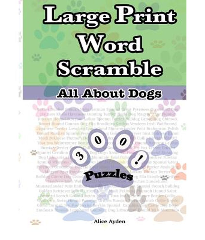 Large Print Word Scramble: Buy Large Print Word Scramble Online at Low ...