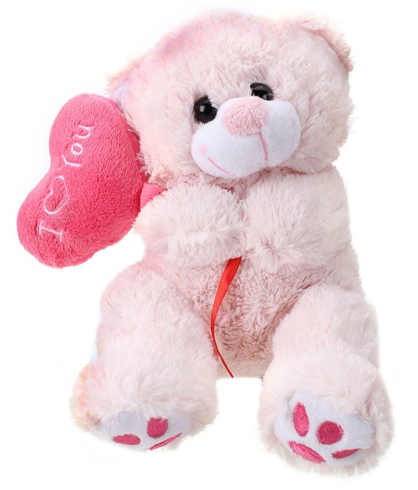 E Soft Pink I Love You Balloon Heart Teddy Bear Buy E Soft Pink I Love You Balloon Heart Teddy Bear Online At Low Price Snapdeal