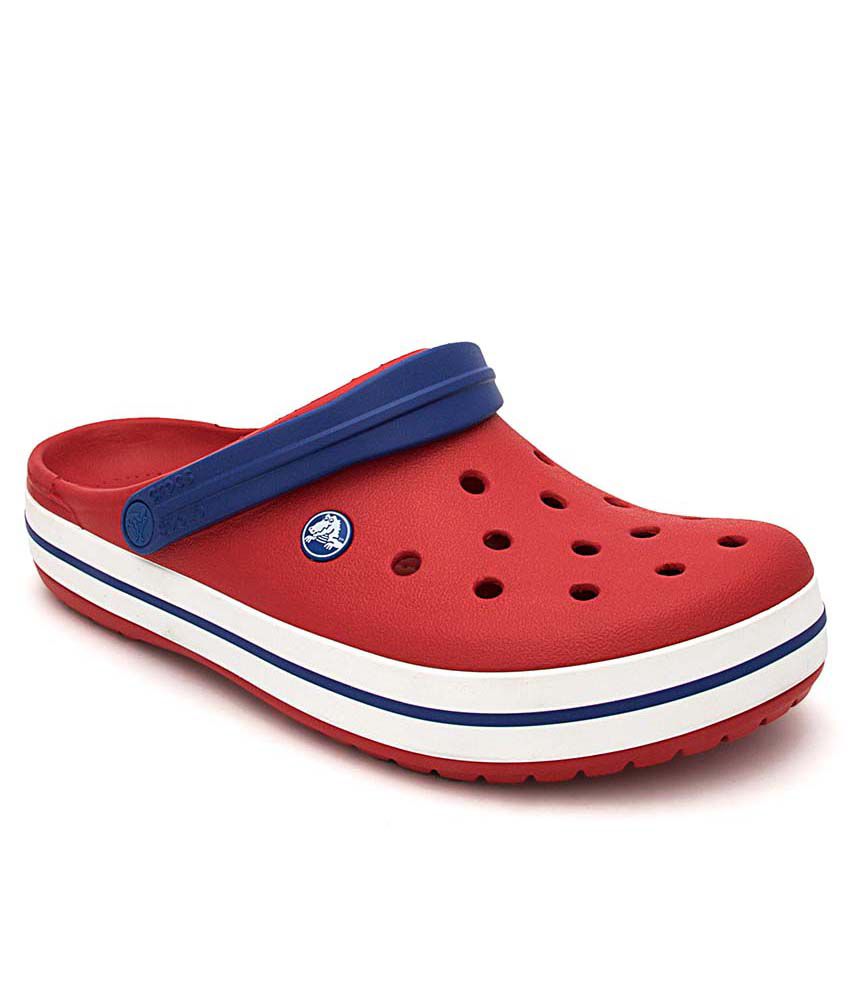 Crocs Red Floater Sandals - Buy Crocs Red Floater Sandals Online at ...