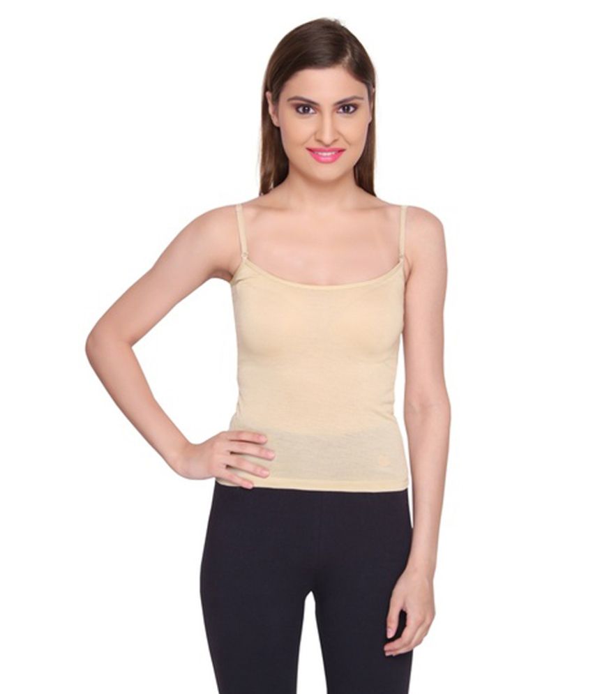 Buy Kat Wears Beige Cotton Camisoles Online at Best Prices in India ...