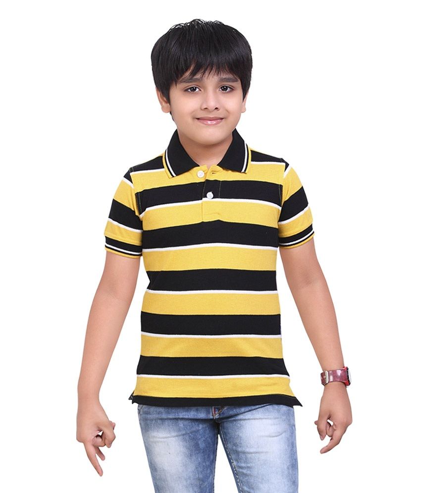     			Dongli Multicolour Cotton Polo T Shirt