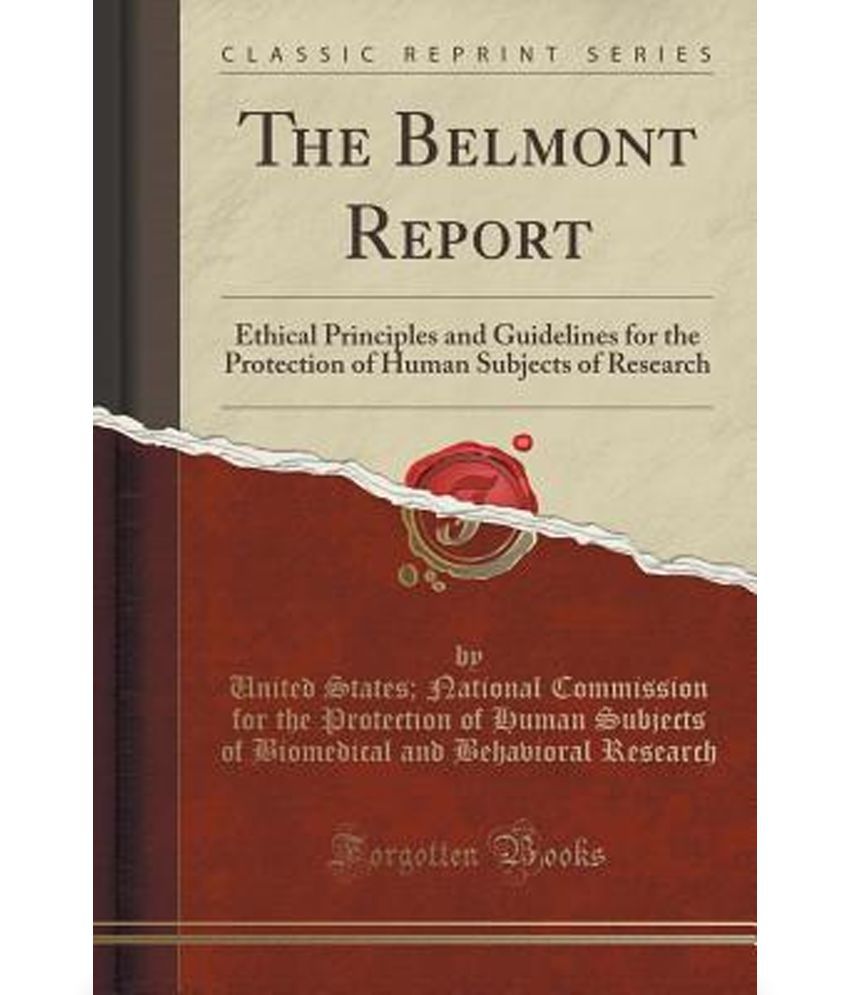 the belmont report is