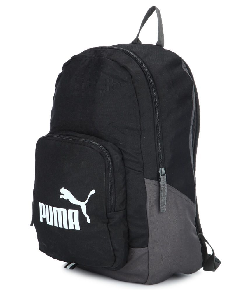 Puma Phase Black Backpack - Buy Puma Phase Black Backpack Online at Low ...