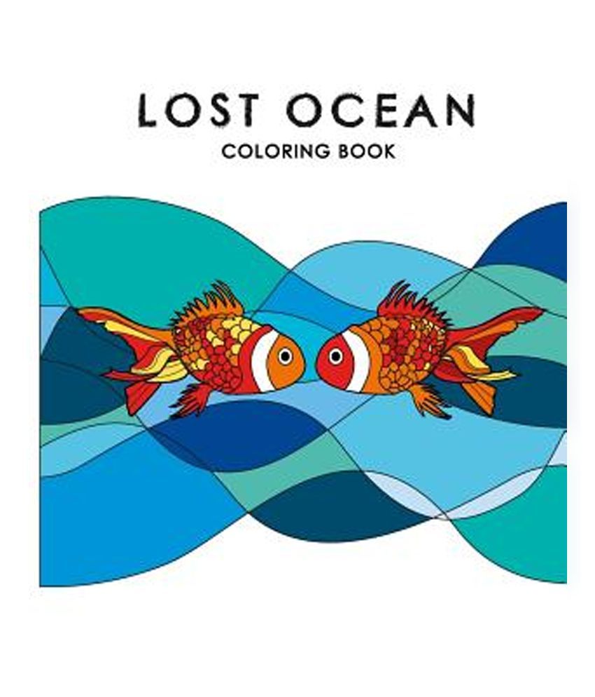 Lost Ocean Coloring Book Buy Lost Ocean Coloring Book Online at Low