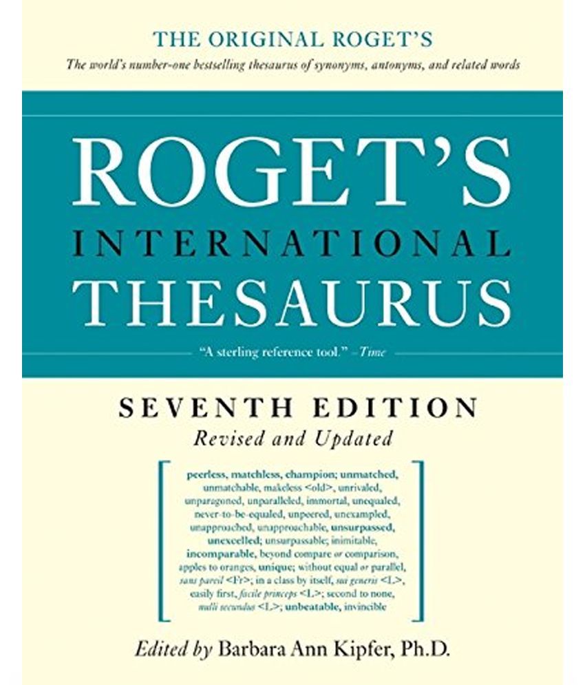 Roget's International Thesaurus: Buy Roget's International Thesaurus 