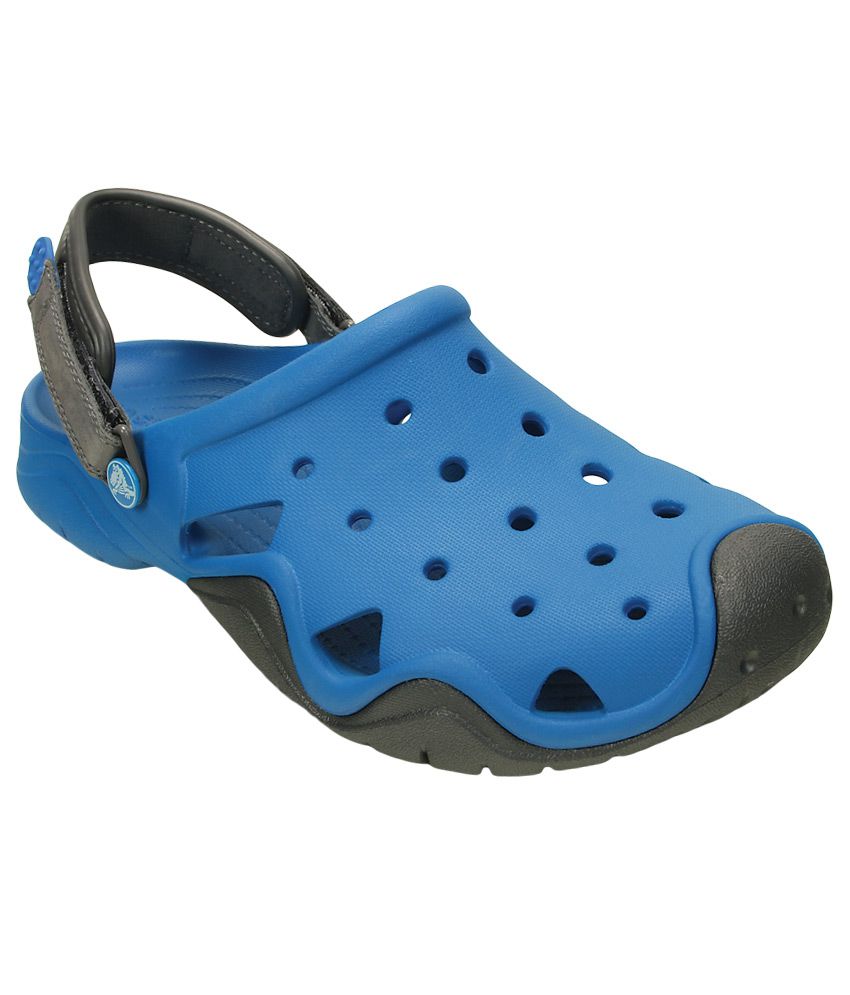 Crocs Blue Croslite Floater Sandals - Buy Crocs Blue Croslite Floater ...