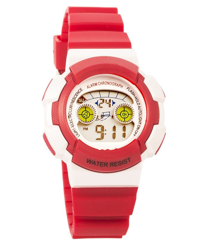 Telesonic Red Wrist Watch For Kids Price in India: Buy Telesonic Red ...