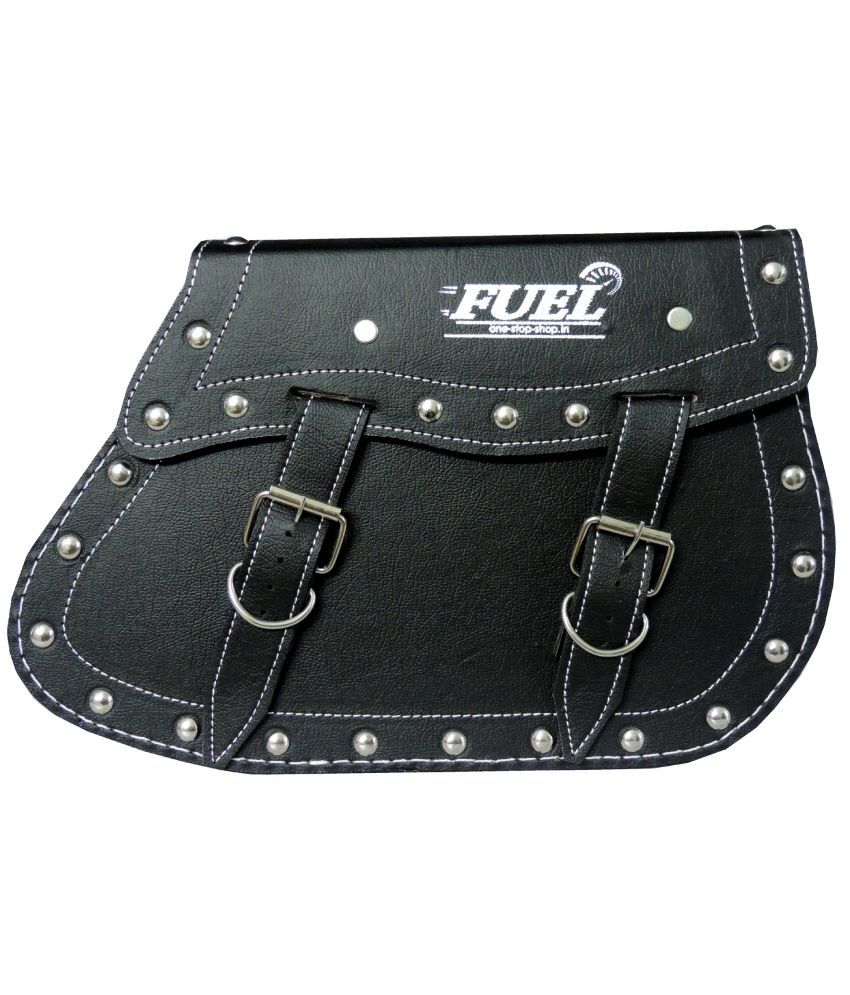 OssFuel Black Saddle Bag for Cruiser Bikes St10 Large Buy OssFuel