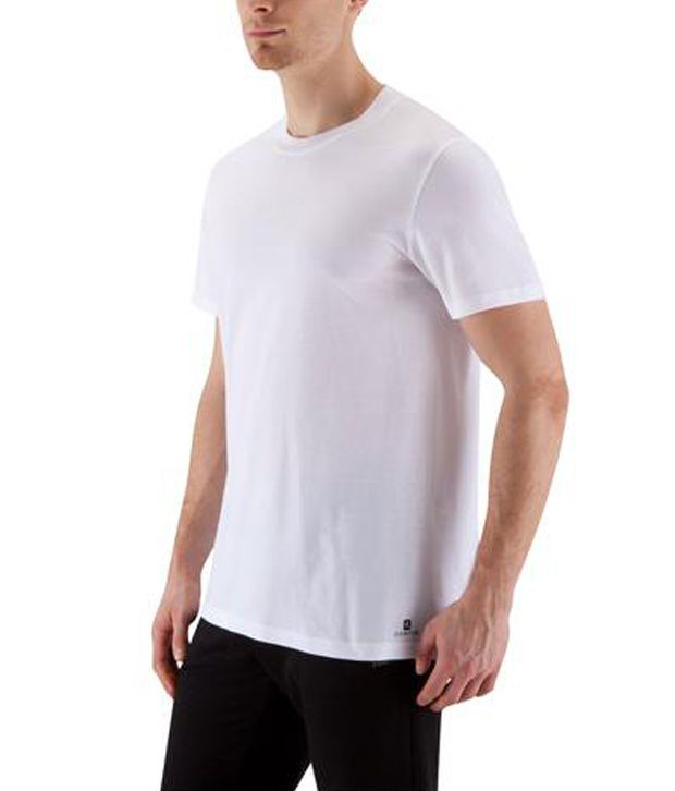 Domyos White Sportee T-shirt by Decathlon - Buy Domyos White Sportee T ...