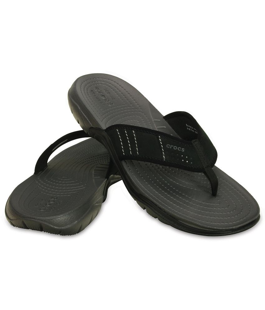 Crocs Relaxed Fit Gray Flip Flops Price in India- Buy Crocs Relaxed Fit ...