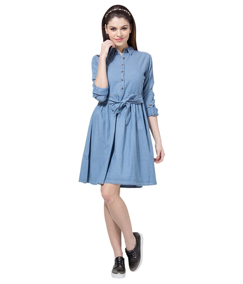 denim frocks online