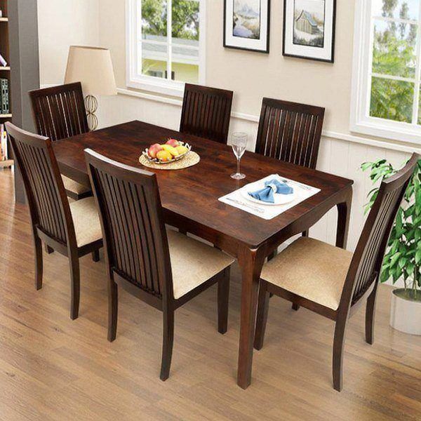 Ethnic Handicrafts Elmond 6 Seater Dining Set Including Dining Table