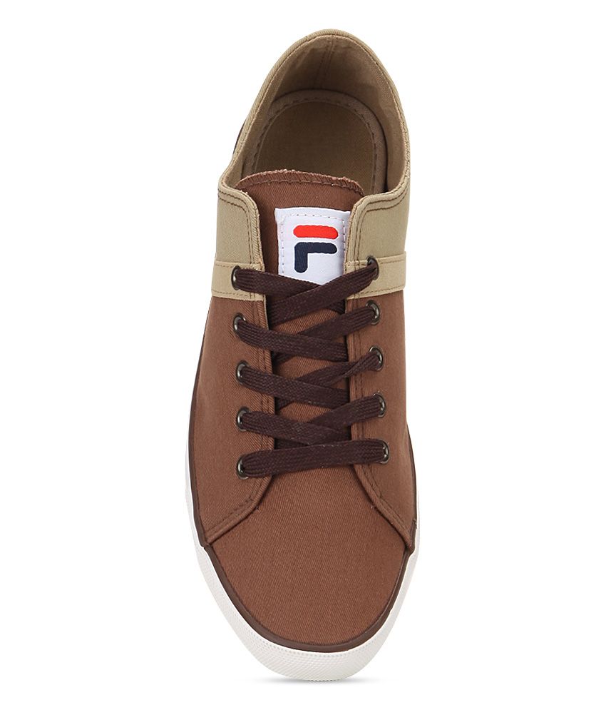 fila brown trainers