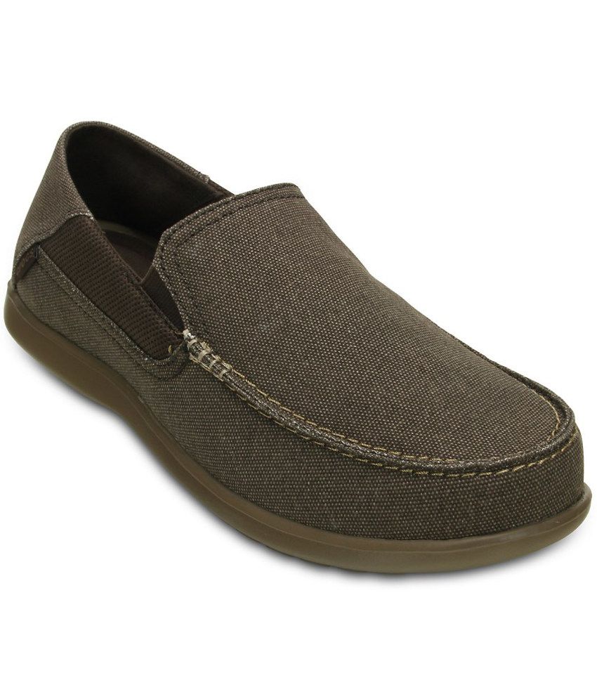 Crocs Standard Fit Brown Canvas Shoes - Buy Crocs Standard Fit Brown ...