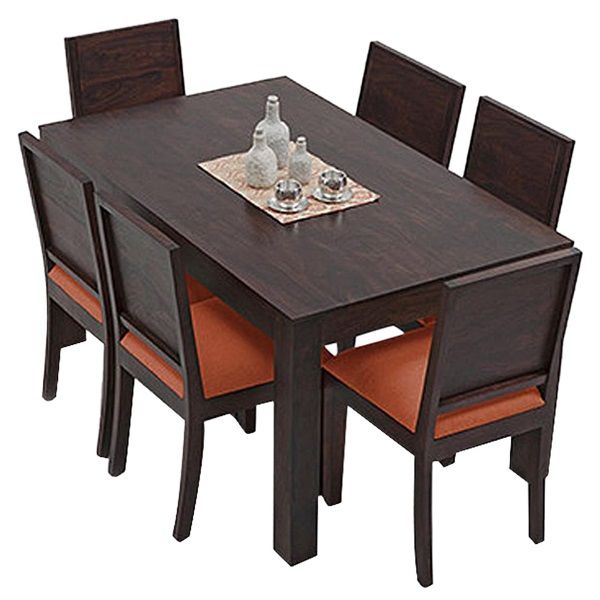 Ethnic India Art Vienna 6 Seater Sheesham Wood Dining Set 