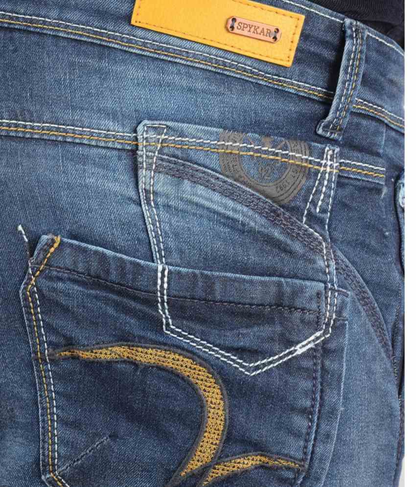 spykar jeans pocket design