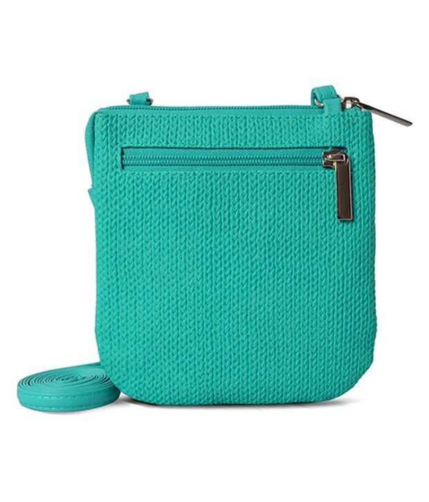 baggit brisk lava turquoise satchel