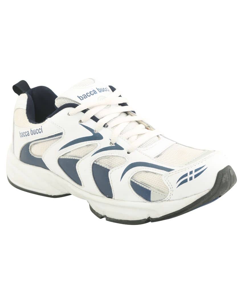 bacca bucci white sports shoes