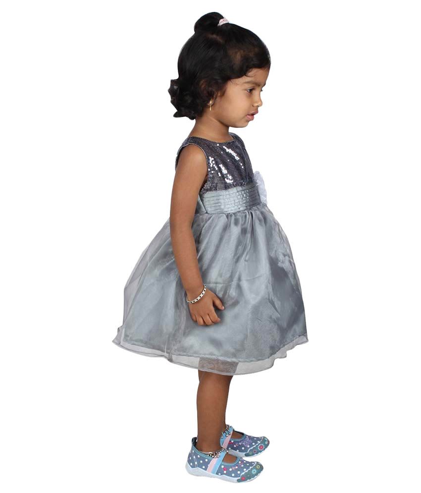 gray colour frock
